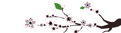 桜の花びら・つぼみ・枝の無料イラスト